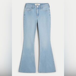 Hollister curvy high rise stretch flare 70s inspired jeans women’s size 31R